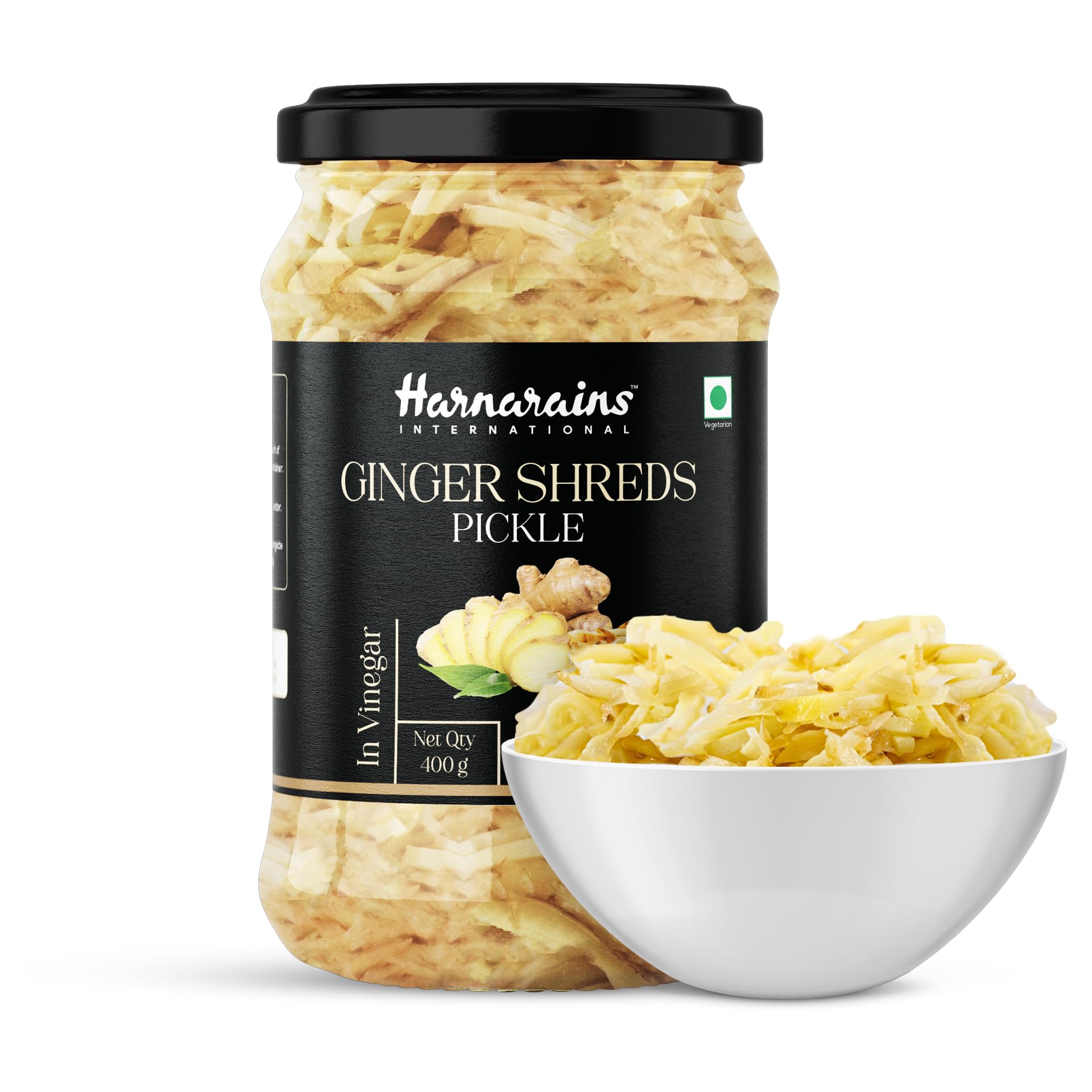Harnarains Ginger Shreds Pickle (Adrak Achar Sirka) (Ginger Julienne) in Vinegar,400 gm (B07KBWMC7B) Amazon Price History, Amazon Price Tracker