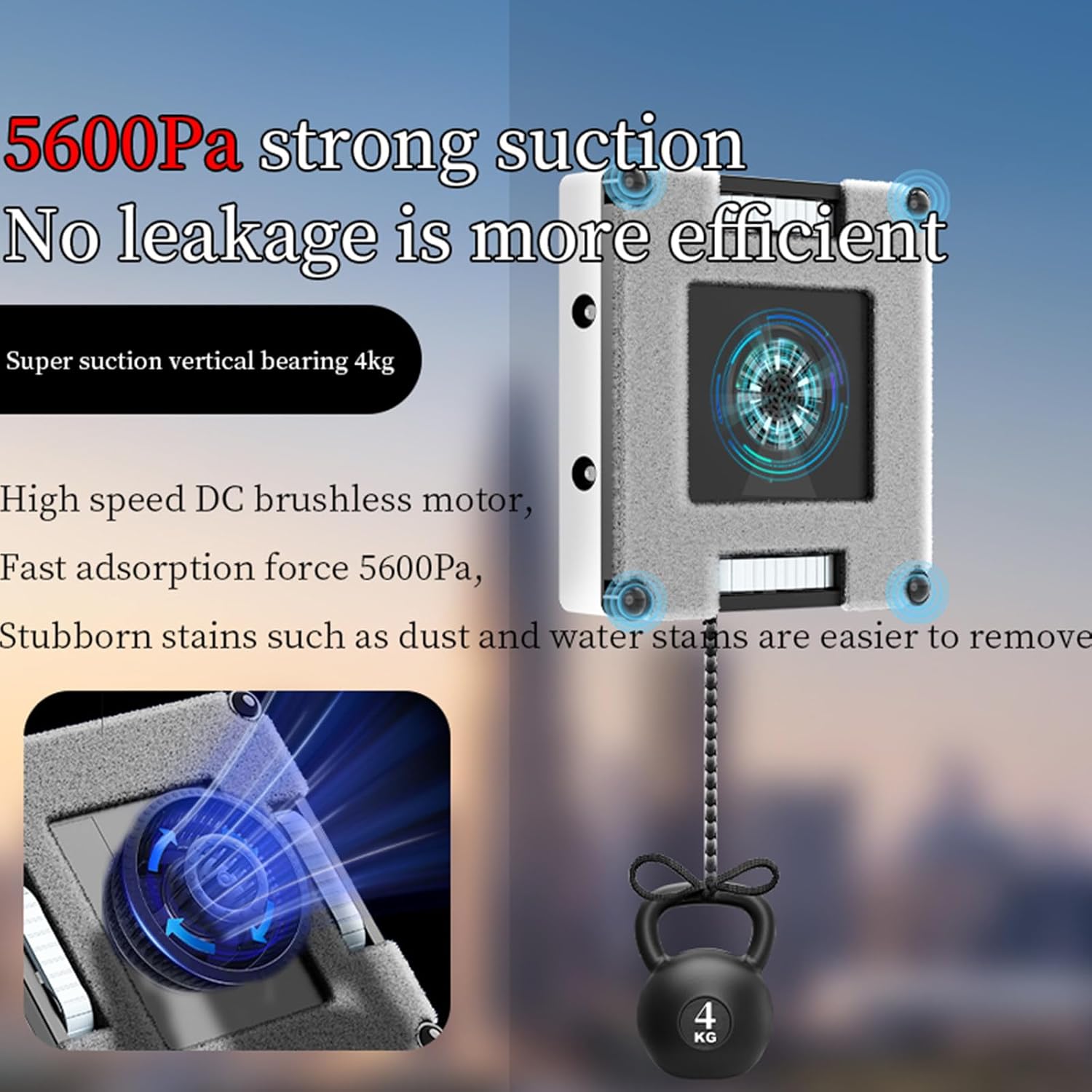 Window Cleaning Robot controlled by smartphone app