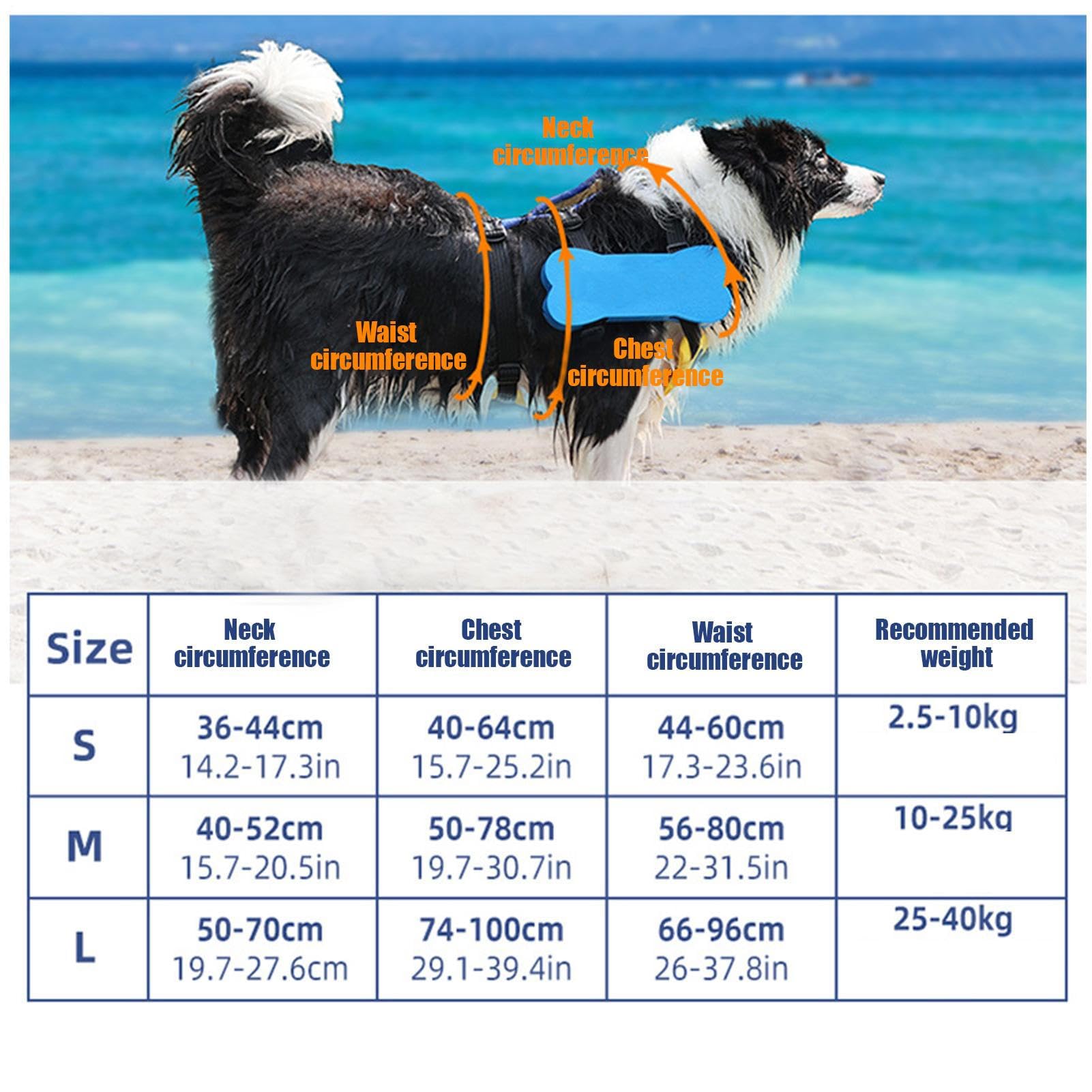 Gilet De Sauvetage pour Chien Veste Flottante Natation | Flotteur Réfléchissant Avec Poignée De Sauvetage Ajustable Pour Sécurité Aquatique Piscine Lac Bateau