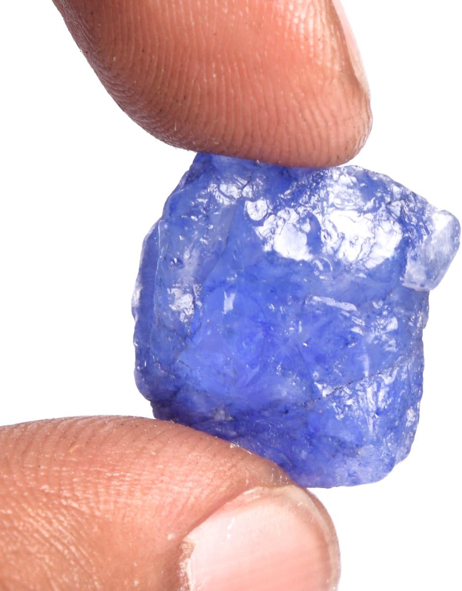 September Birthstone Natural Rough Sapphire 13.05 Ct. Raw Certified Blue Sapphire Gem for Jewelry DP-549 image 2