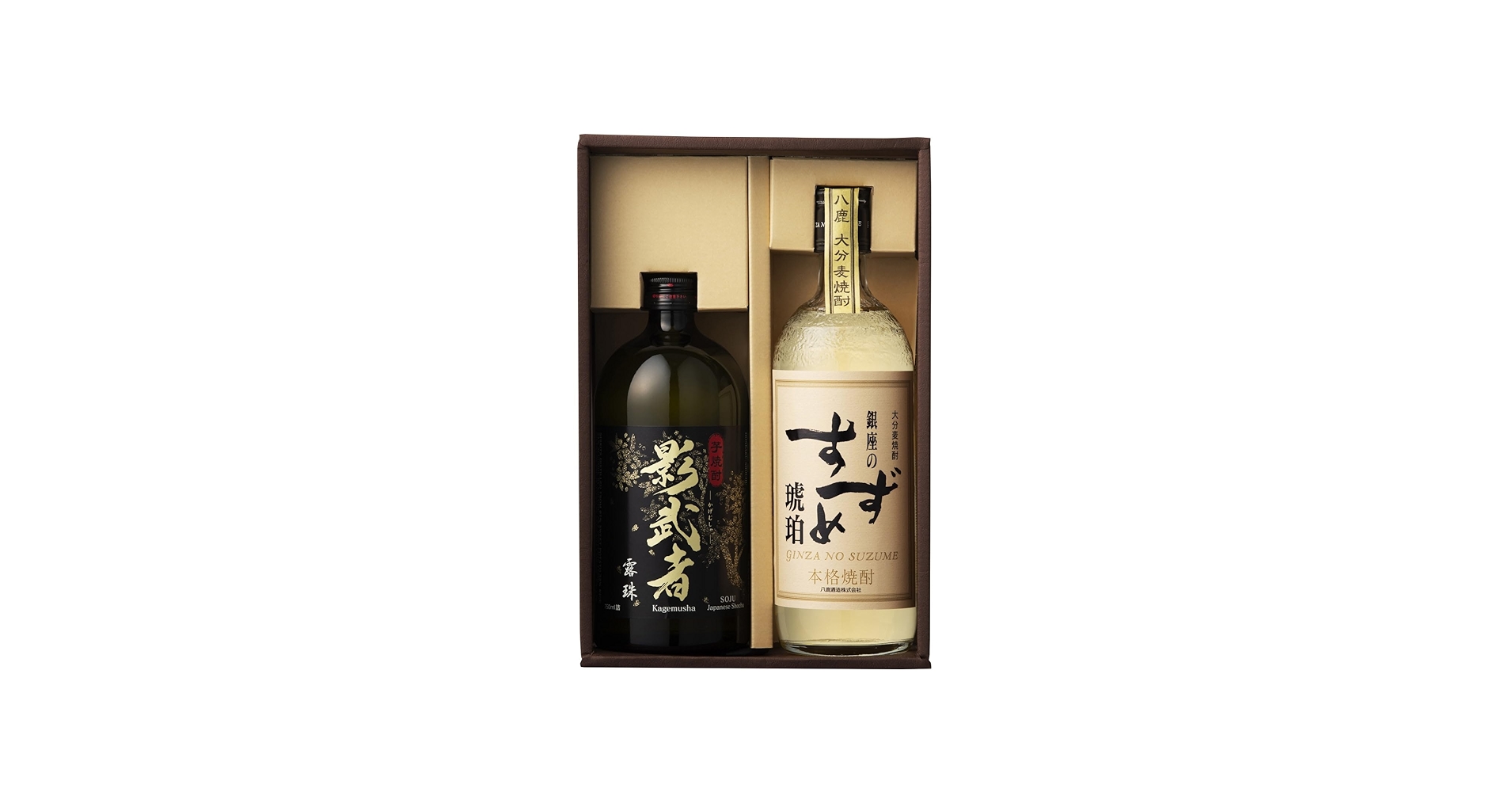 Amazon.co.jp: 八鹿酒造 芋・麦セット [ 芋焼酎 麦焼酎 24度/25