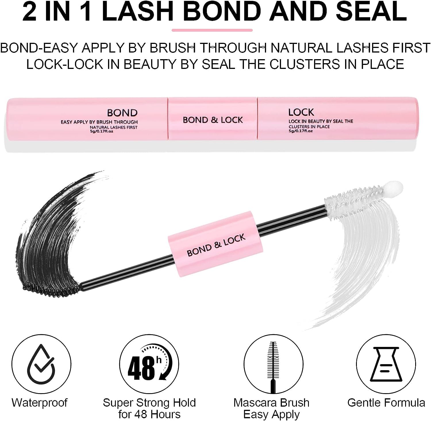 Fenshine Ciglia Finte Cluster, di lunghezza, morbide, per uso personale e domestico (T02 Kit with Remover)