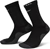 Nike Calcetines de Trail Running con Tecnología NikeGrip, Negro/Antracita/Plata Reflectante, Talla: Small, Niños (4Y-5.5Y) / Mujer (5.5-7), HF0854-010 1
