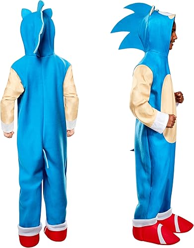 Miniatura 10 de Rubies Disfraz de mono de gran tamaño Sonic para niños como se muestra talla M de EE UU