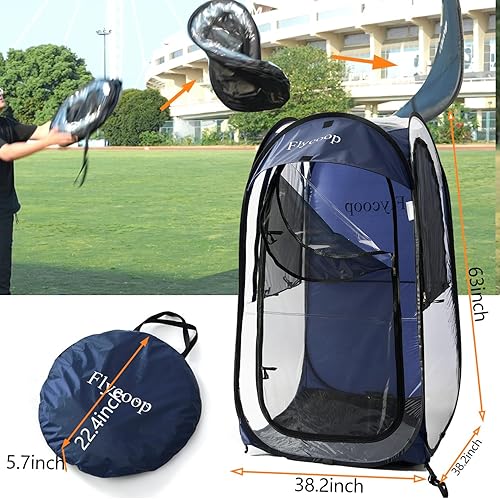 Miniatura 5 de Tienda de campaña deportiva cápsula portátil Flycoop para 1 persona para proporcionar refugio contra el viento, la lluvia y el frío refugio para