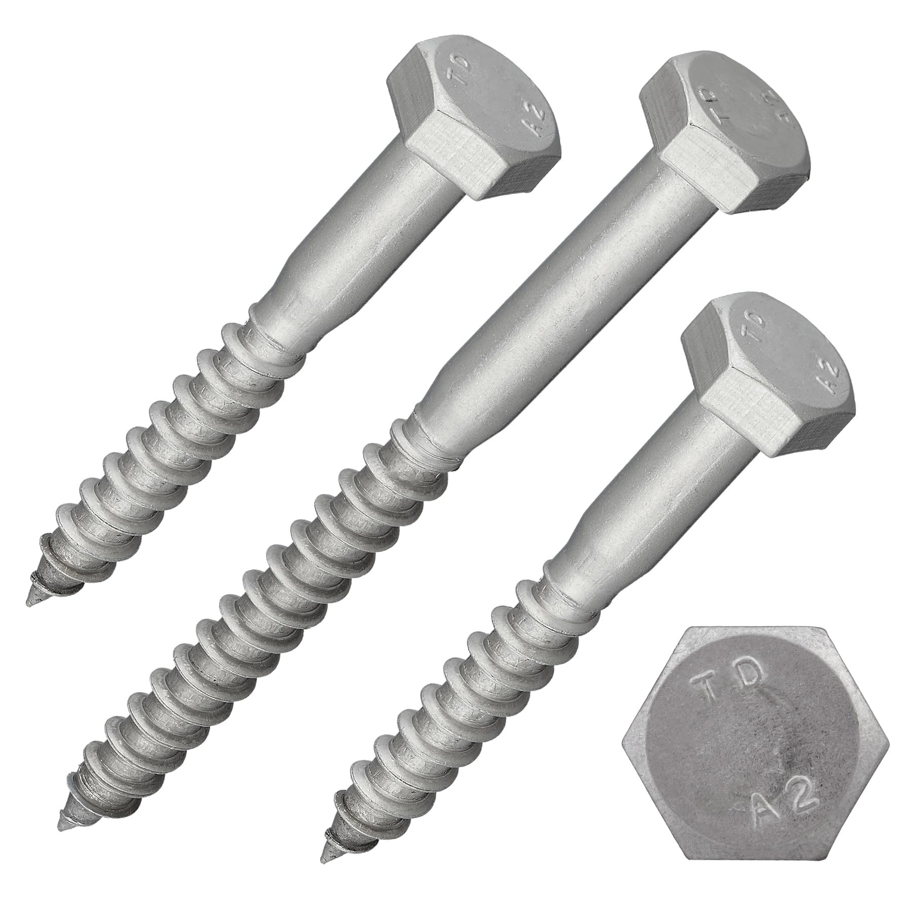 Tornillos Hexagonales Madera 5x20 Mm (25 Uds) Acero Inoxidable A2 DIN 571 – Calidad Profesional
