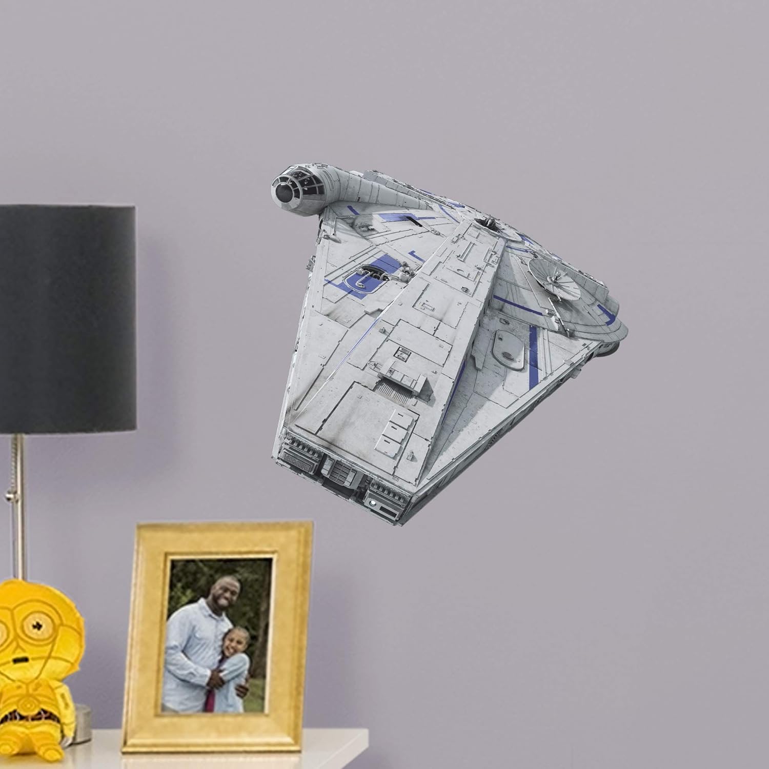 Amazon｜FATHEAD ミレニアムファルコンソロ：スターウォーズストーリー L 公式ライセンス取り外し可能ウォールデカール｜ウォールステッカー オンライン通販