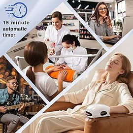 cotsoco Upgraded Hand Massager - 3Massage Sizes, Cordless Hand Massager with Heat & Compression for Arthritis and Carpal Tunnel, Gift for Men Women Family Friends, Relaxation at Home, Office, Outdoors