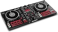 Vista 2 de Numark Mixtrack Pro FX + HF125 Controlador DJ de 2 niveles para Serato DJ, con mezclador DJ, interfaz de audio integrada y auriculares profesionales