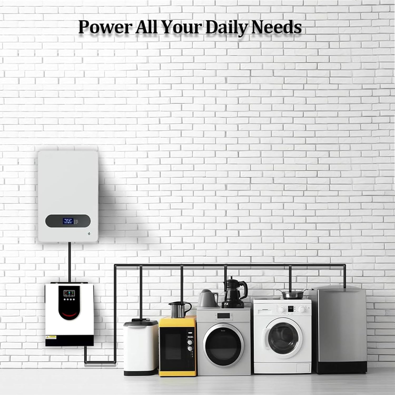 Inversor Solar híbrido 2000W 3000W, inversor de Onda sinusoidal Pura para el hogar, convertidor de energía Solar híbrido, Cargador inversor híbrido Fuera de la Red,3000w