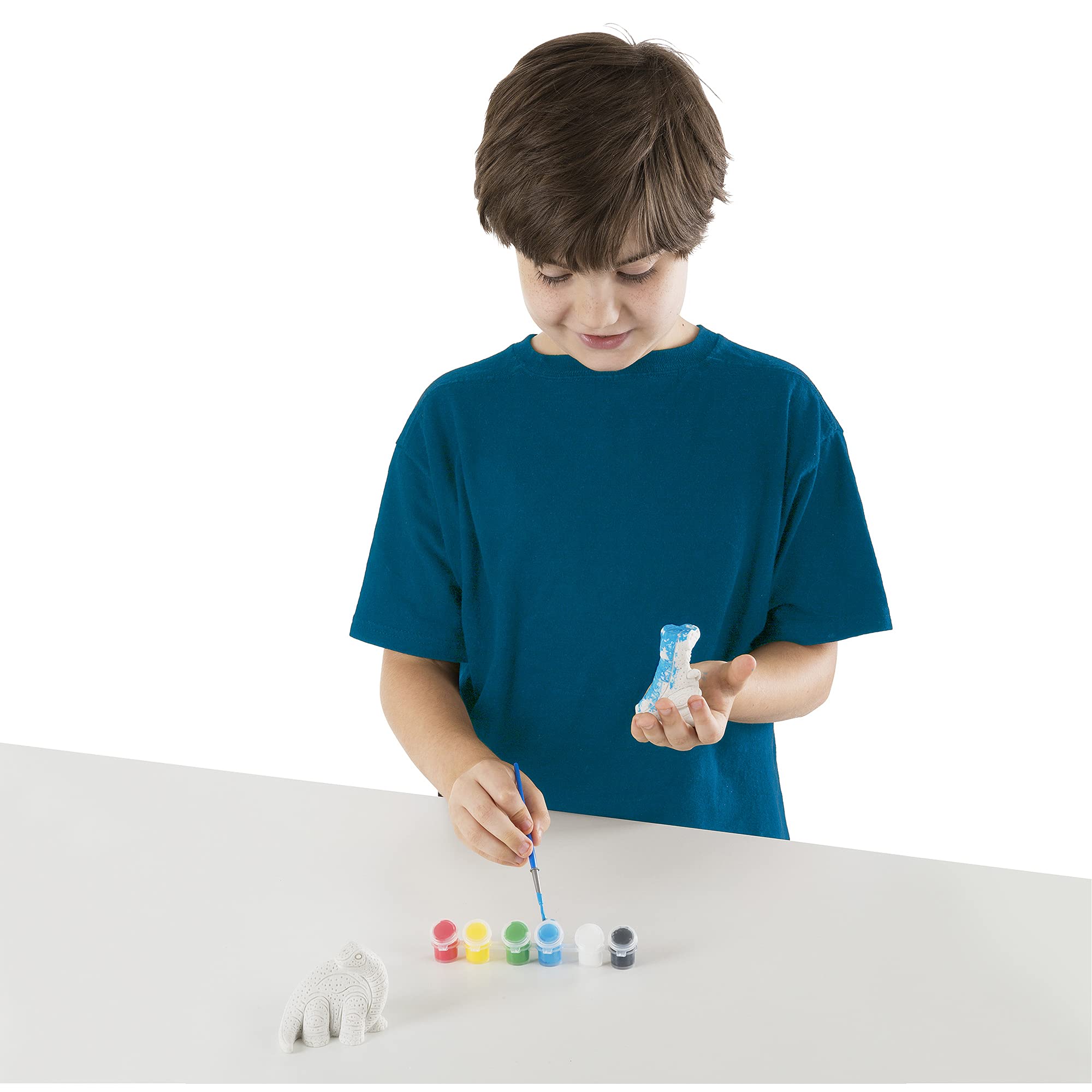 Melissa & Doug Dinosaur Figurines Arts And Crafts Craft Kits: Created By Me, Made Easy & More 8+ Gift Boy Or Girl - Image 3
