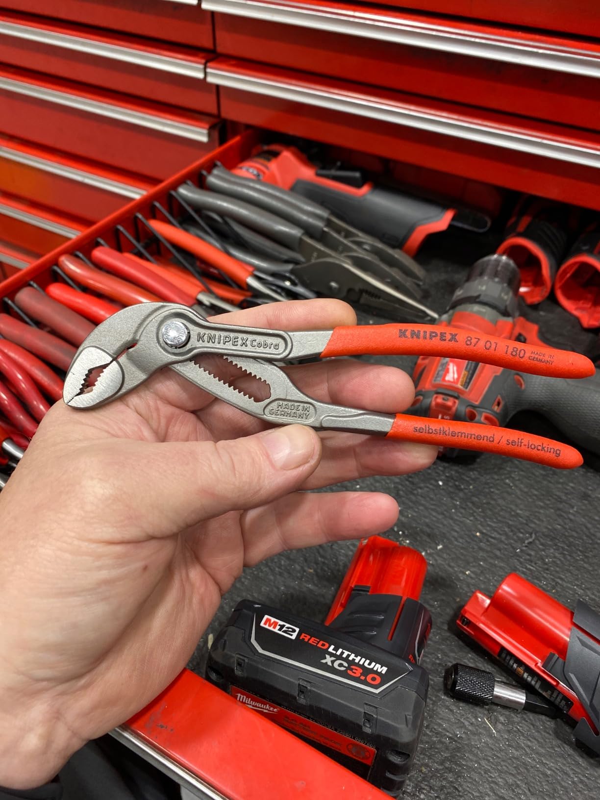 KNIPEX Tools 9K 00 80 156 US 3 Pc Top Selling Pliers Set photo review