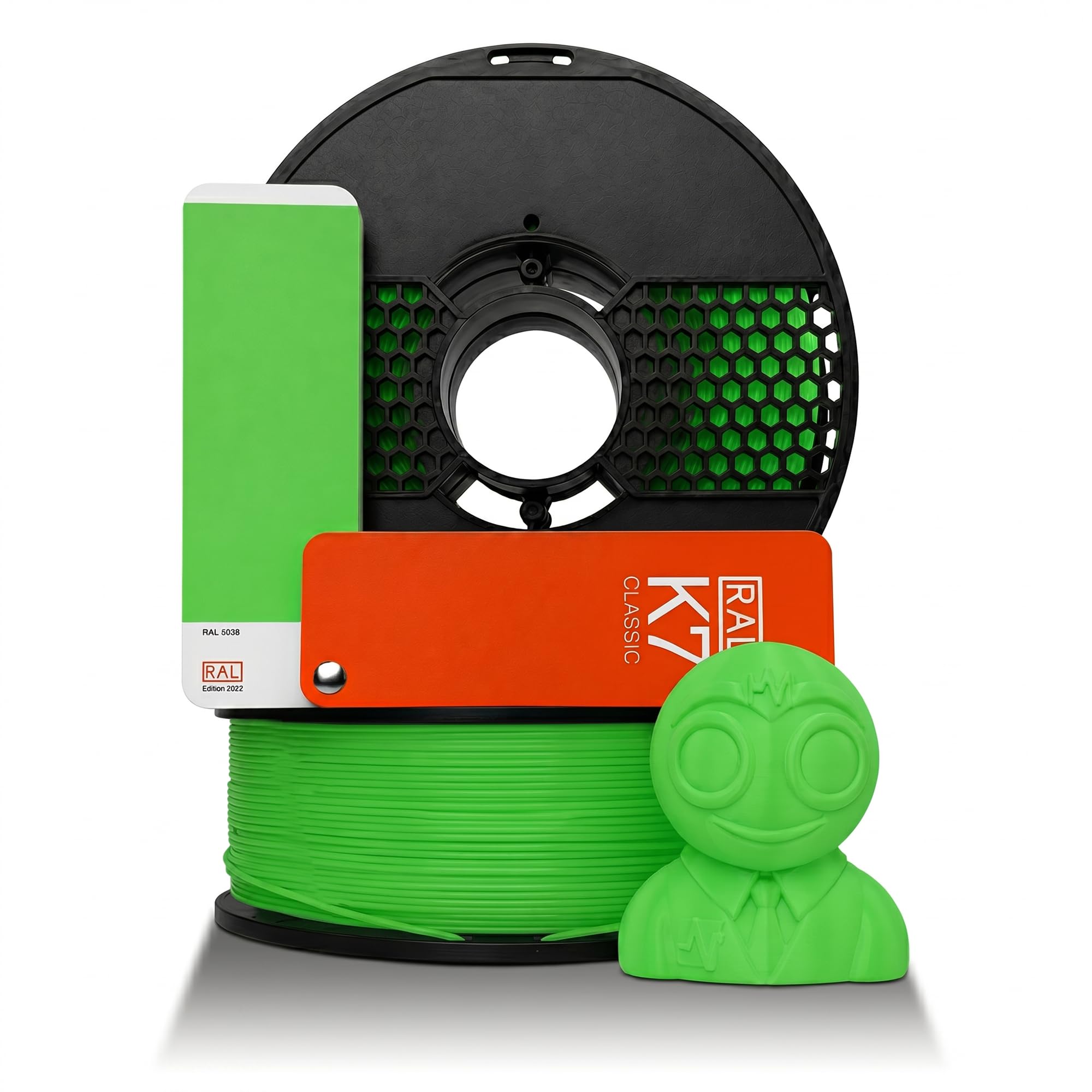 NFIL3D 1KG Net HS PLA+ Matte Pastel Mint Green- 3D Printer Filament | Filaments for 3D Printer| Accuracy - +/- 0.015mm | 1000g 3D Filament, 250g Spool & 350g Packaging Weight (Total Weight 1.6KG)-picture-29