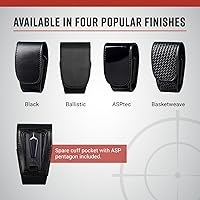 Vista 4 de ASP, Inc. Esposas dobles para esposas, equipo de policía para cinturón de servicio