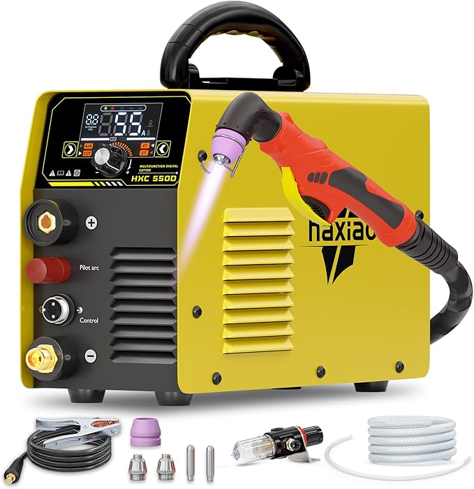 HAXIAOER HXC550D Plasma Cutter – Best Smart Display & Pilot Arc Technology
