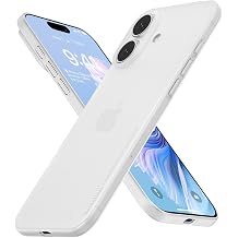 memumi for iPhone 17 Thin Case 0.3mm Lightweight [No-Case Feeling] Matte Hard Cover with Camera Protection for iPhone 17 2025 Ultra Slim Cover in Minimalist, Semi-Transparent Frosted White