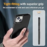 Vista 9 de Funda para iPhone 13 y Funda para iPhone 14 y Funda para iPhone 15 [Protección de Servicio Pesado][Protección contra Caídas de Grado