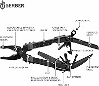 Vista 4 de Pinza múltiple Gerber MP600, aguja para nariz, inoxidable [07530]