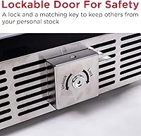 Vista 6 de Frigidaire 3 Cu Ft Capacity built in fridge, under counter, frost free, Stainless Steel