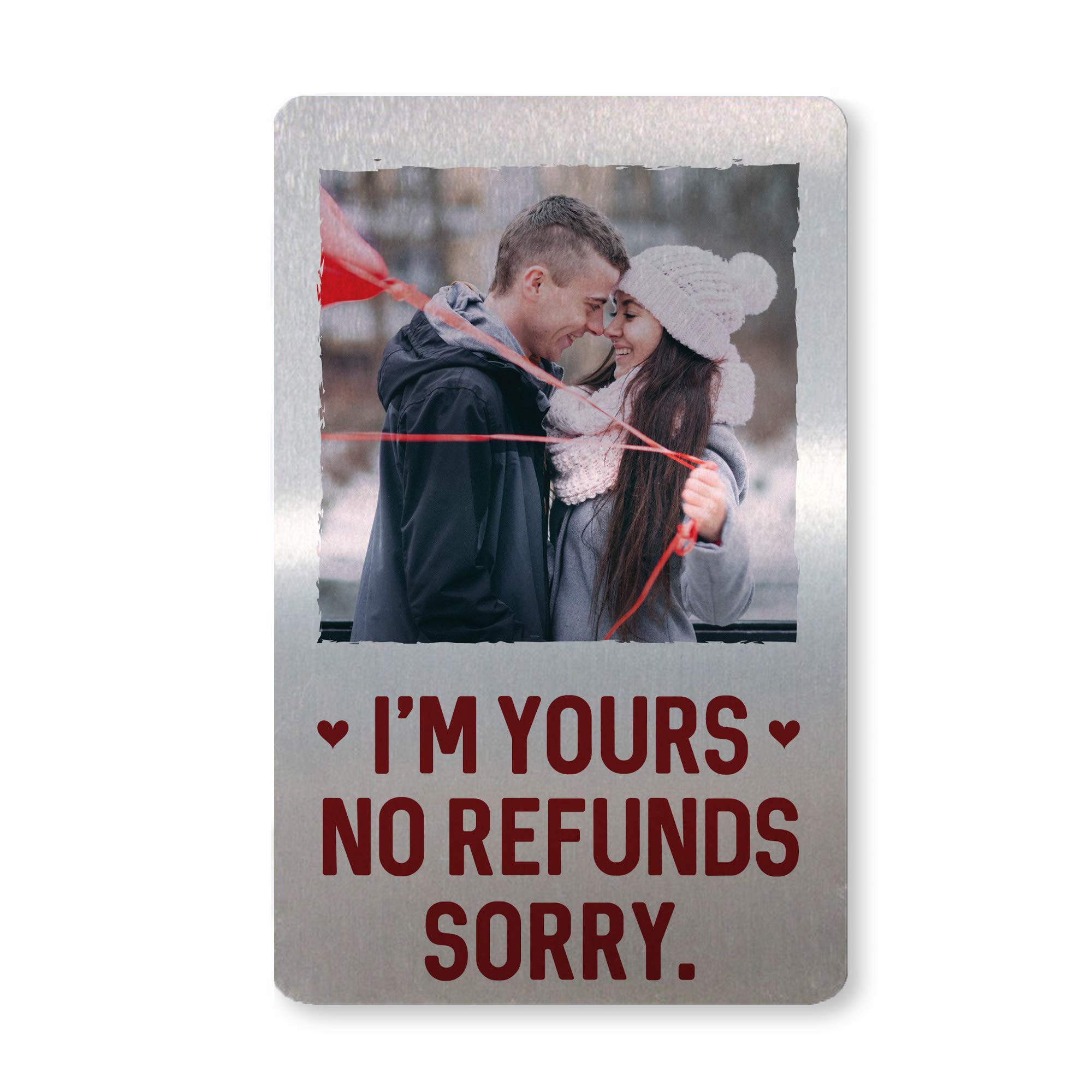 Funny Anniversary Birthday Gift For Husband Wife Personalised Wallet Card Insert