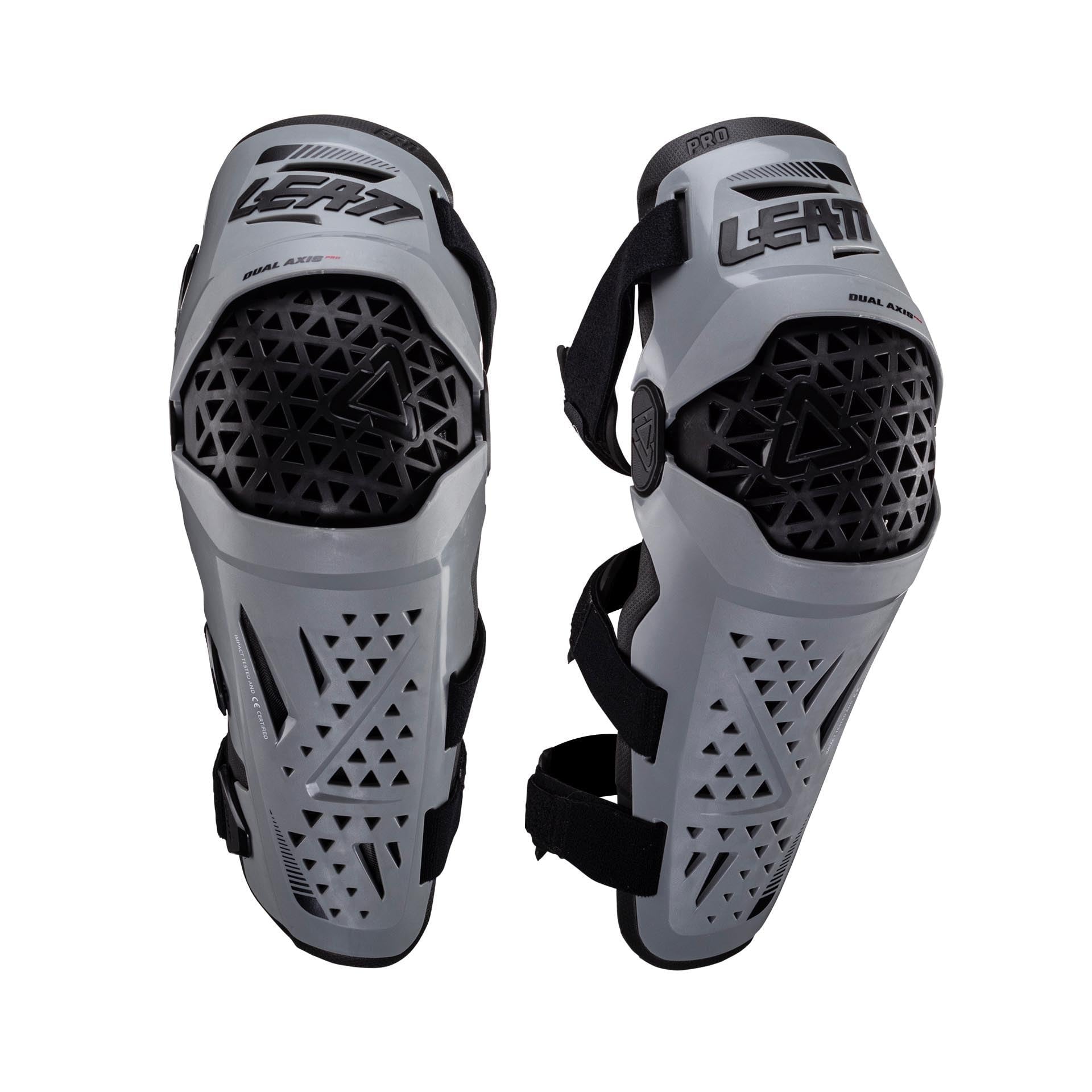 Leatt Knee and Shin guard dual axis pro with rigid protection and anti-impact foam
