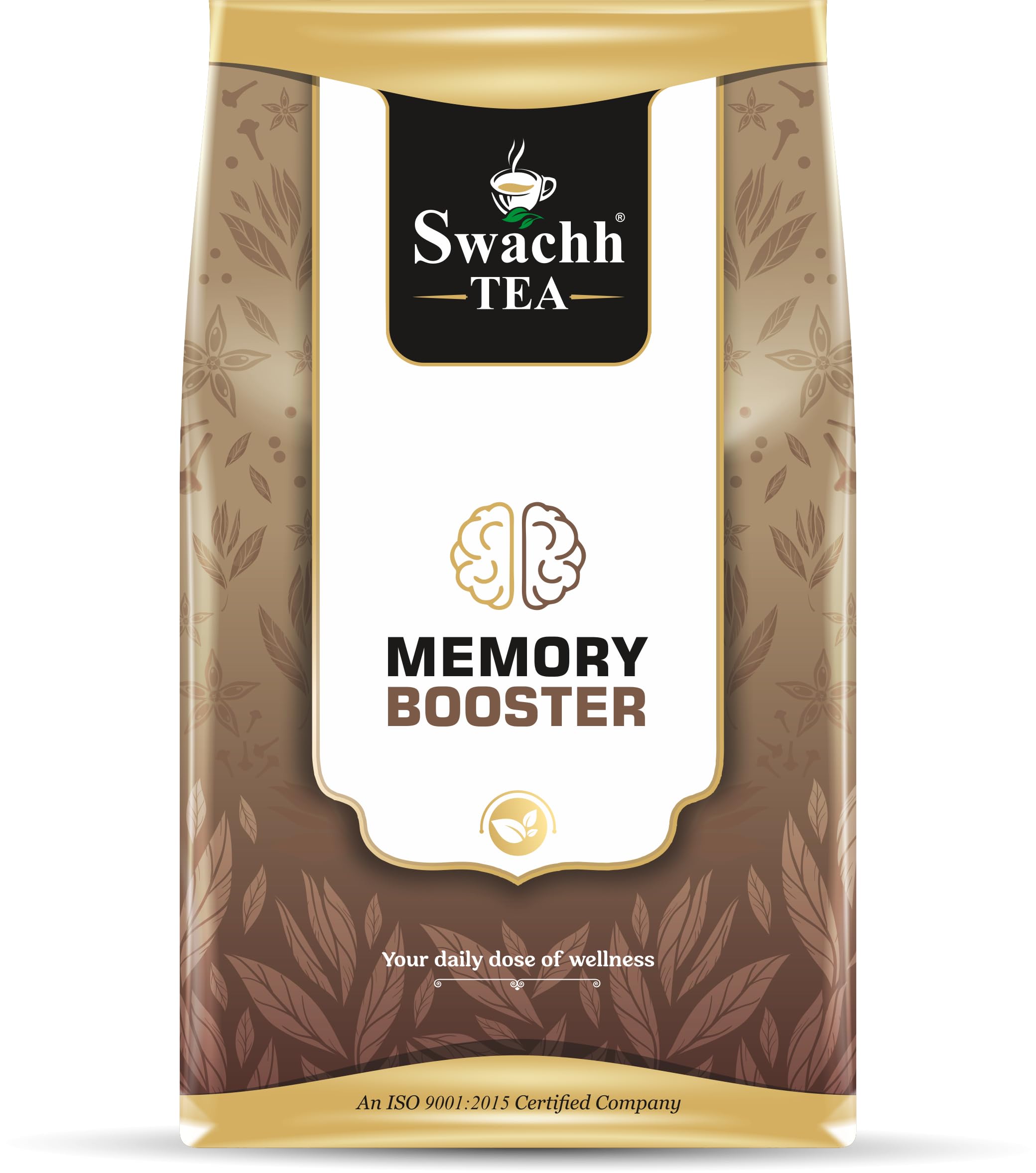 Swachh Tea Memory Booster Tea - 100Gm for Focus, Concentration & Cognitive Function | Calming Tea for Relaxation