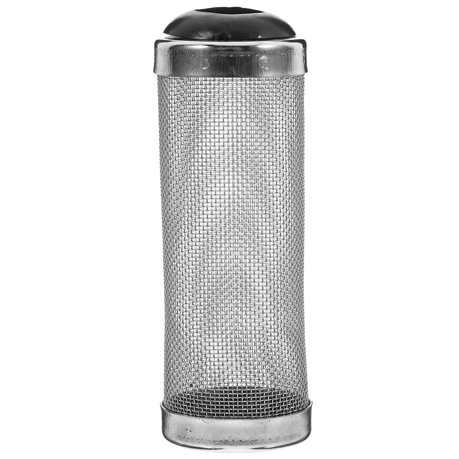ABOOFAN Stainless Steel Aquarium Intake Mesh Cover Filter Protector 12mm Fish Tank Shrimp Tank Filter Guard Pre-Filter Screen