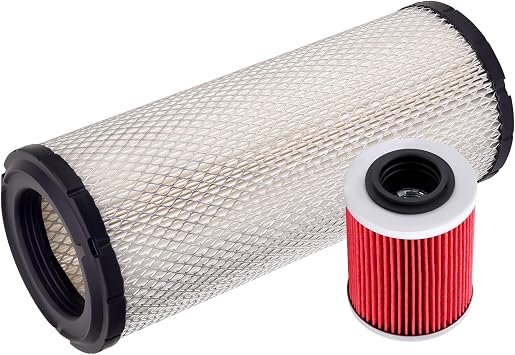Motorcycle Air Filter 715900422 Oil Filter 420956123 Replacement for Can-Am Maverick X3 R 2017-2024 Maverick X3 Max RR 2020-2022 Maverick X3 900 HO 4x4 DPS 2018