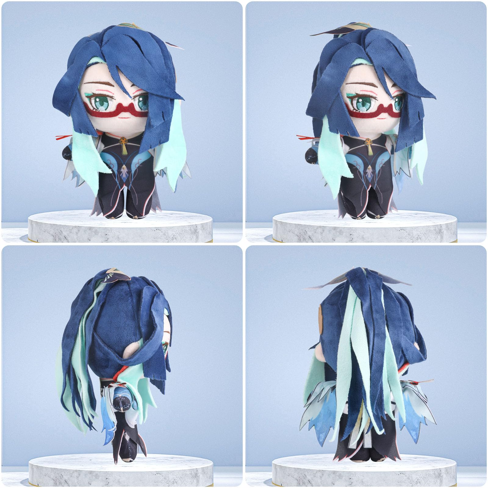 UTIEHD Genshin Impact Personaggio Peluche, Peluche Pupazzo, Accessori Peluche per Costume per i Fan (Xianyun)