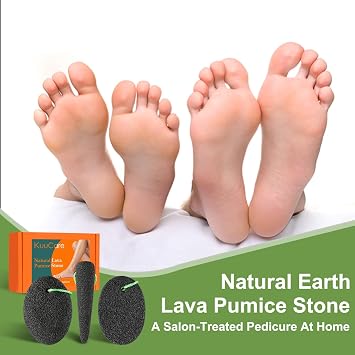 Pumice Stone for Feet, 3 Pack Natural Earth Lava Foot Callus Remover