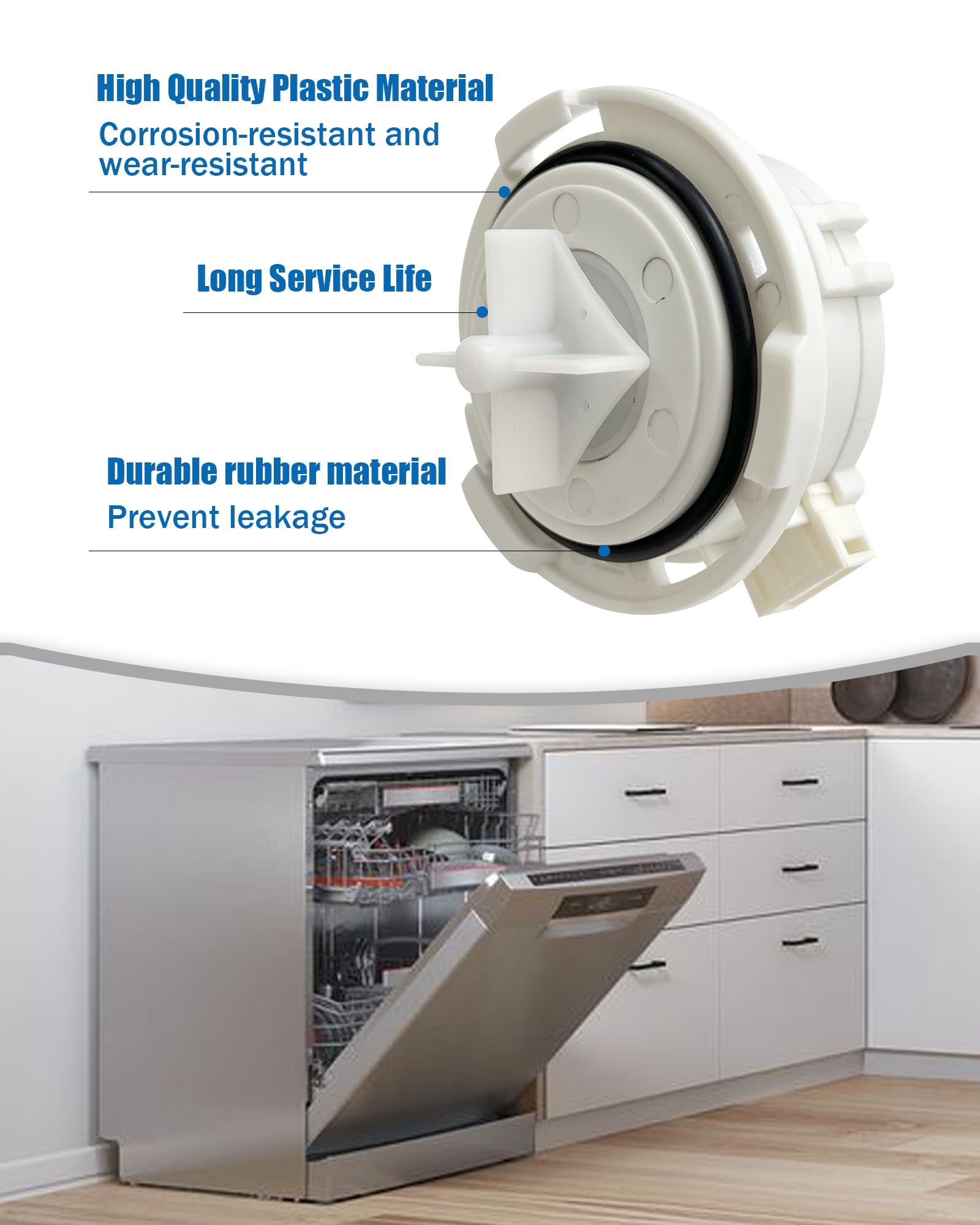 Lg Drain Pump ApplianPar ABQ75742501 Dishwasher Drain Pump Case