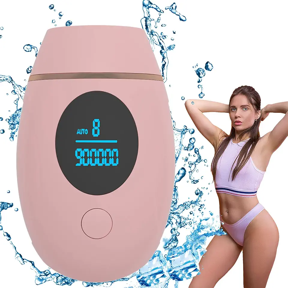 Depilador Feminino Laser IPL Definitivo XFTOPSE, Depilador Elétrico Luz Pulsada 900000 Vezes Permanente para Mulheres Facial e Corporais