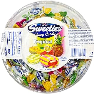 Tropical FRUIT CHEWY CANDY Sweeties DAMLA 800GR Halal, 28.21 ounces