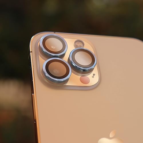 Miniatura 3 de Protector de lente de cámara para iPhone 13 Pro Max - Color azul