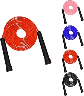 Jump Rope Adult Fitness Skipping Rope Gym Workout and Outdoor Training for Fat Burning Boxing, MMA and Interval Exercises Speed Fitness Weighted Skipping Rope for Women and Men