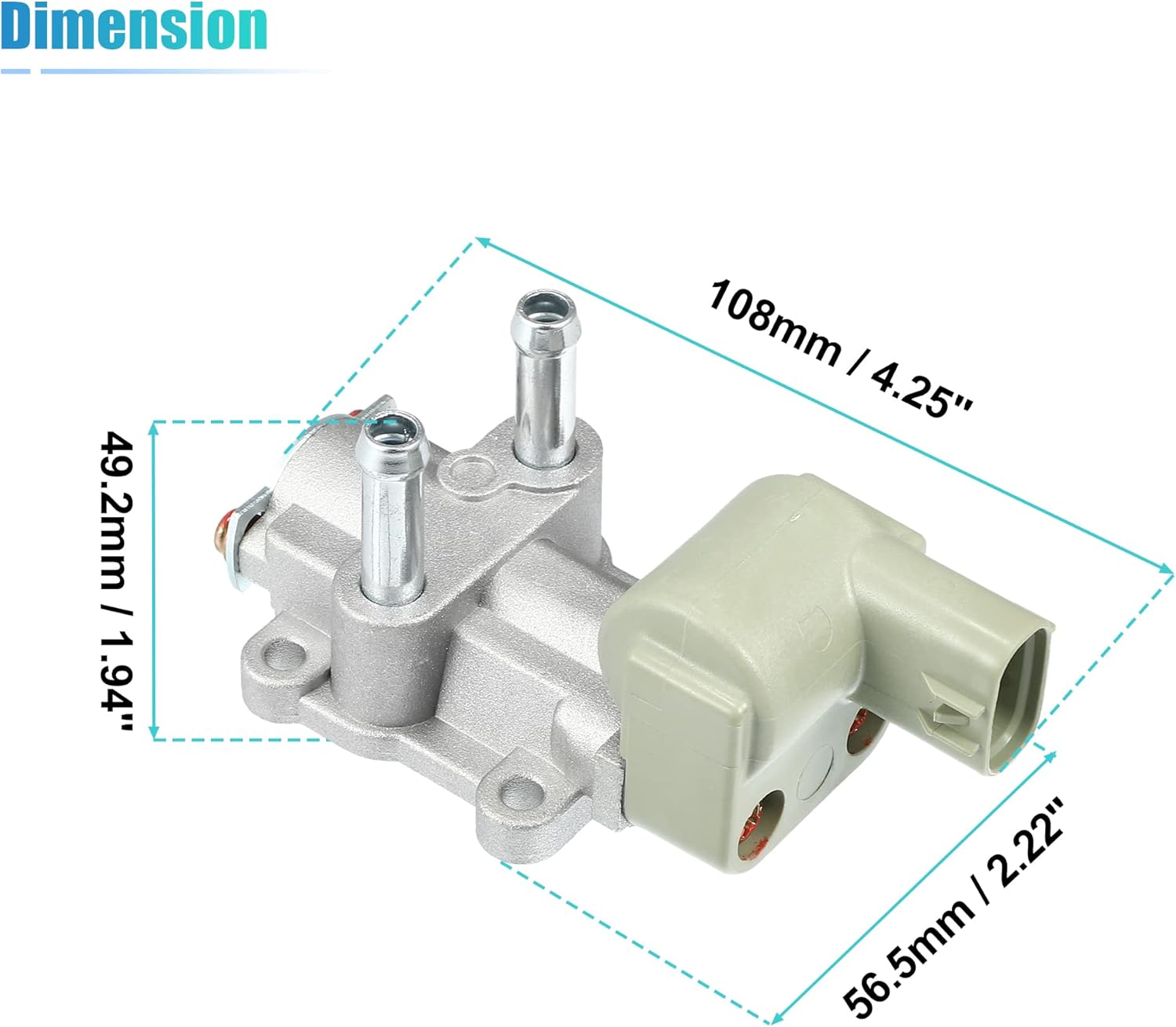X AUTOHAUX IACV Idle Air Control Valve for Honda Civic CX DX EX HX LX GX 1996-2000 for Acura EL 1997-2000 1.6L SOHC With Gasket 16022-P2A-J01 AC186 IAC186