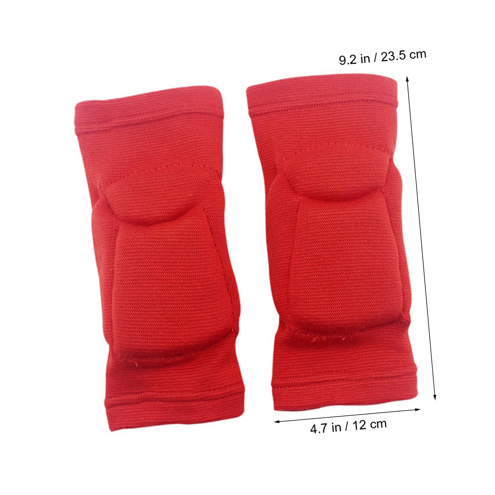 2 Pares Almohadillas para brazos y codos coderas mujer abrazadera de brazo manga del codo manga acolchada manga de compresión deportiva manguito de compresión rojo
