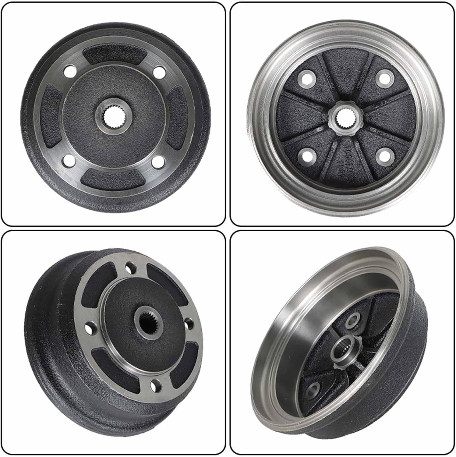 1 Pcs Front Brake Drum 41038-1345 41038-0034 41038-7501 Replacement for Mule 3000 3010 Mule 4000 4010 2001-2023