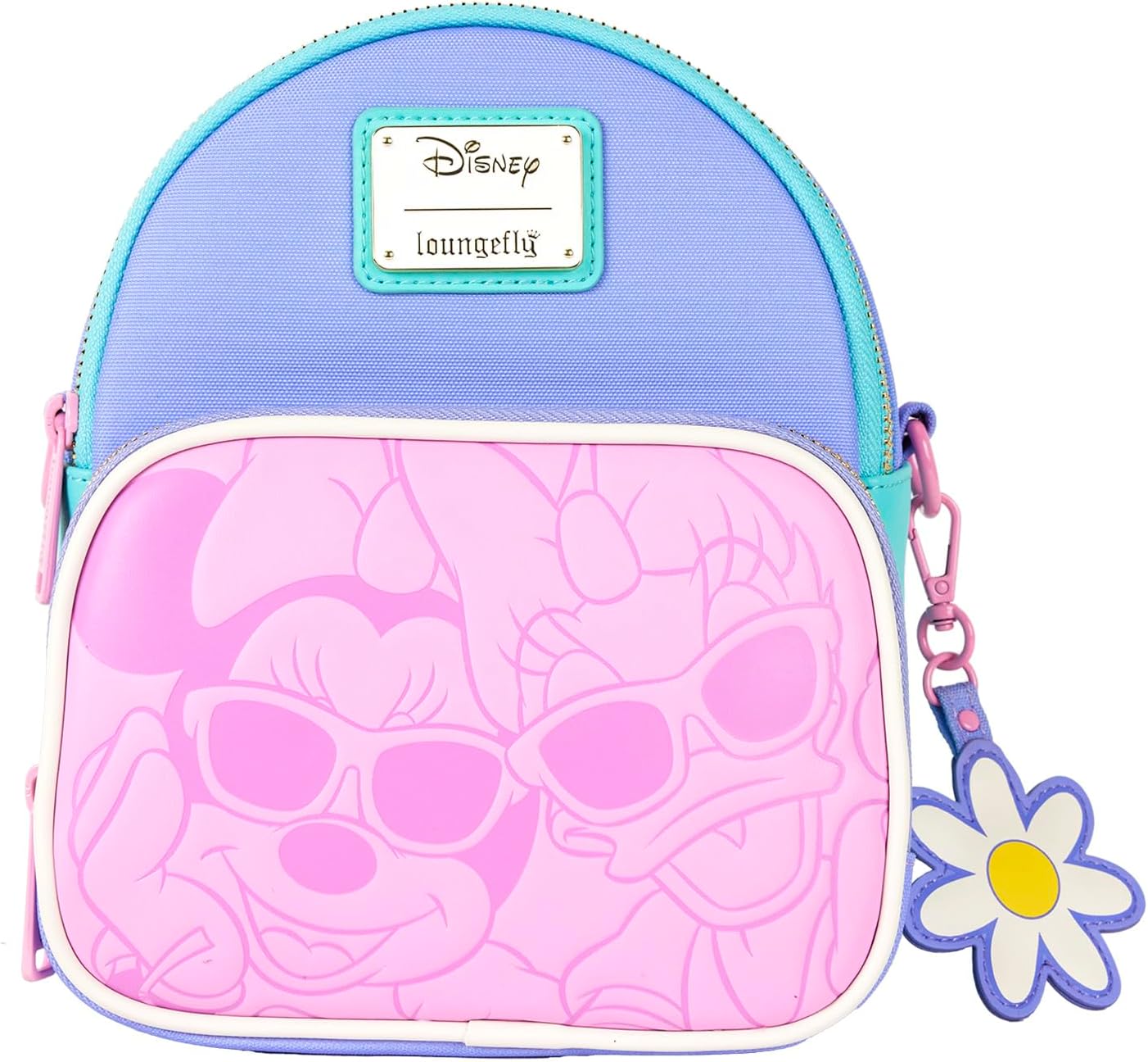 Loungefly Disney Daisy Duck & Minnie Mouse Mini Convertible Backpack