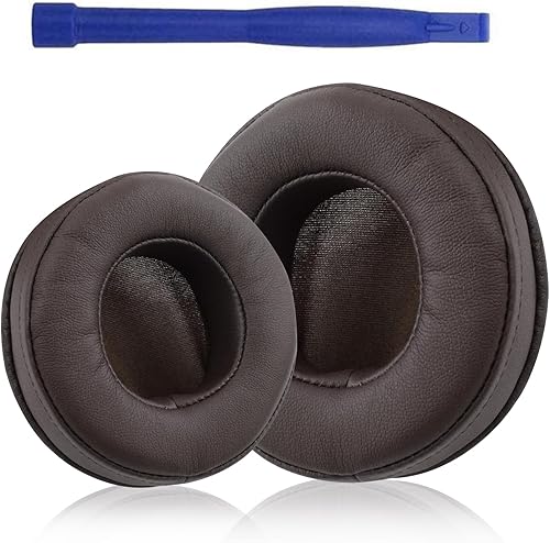 Hesh2 - Almohadillas de repuesto para los oídos, almohadillas de espuma compatibles con auriculares inalámbricos Skullcandy Hesh 2 Hesh 2.0 (marrón)