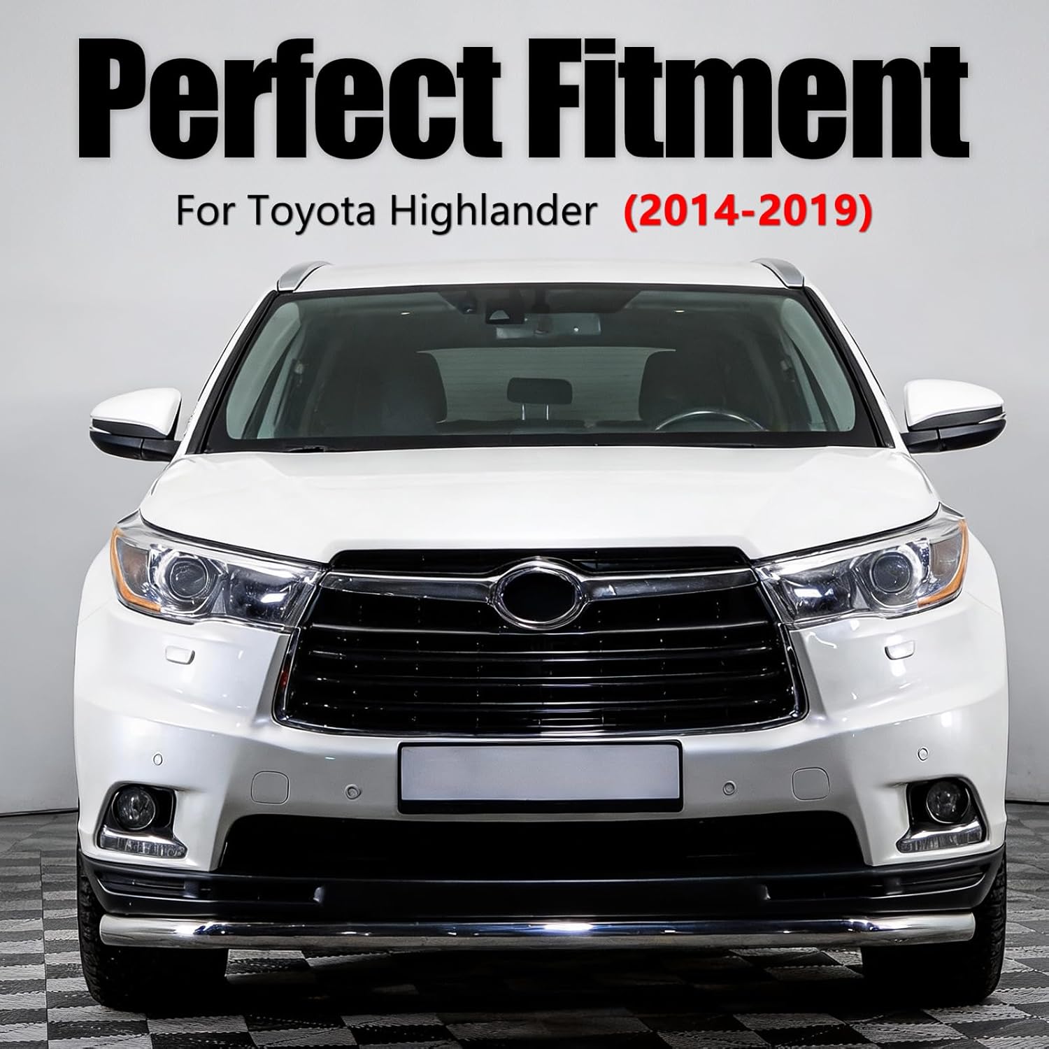 Rear Bumper Protector for Toyota Highlander 2014-2019 Rear Bumper Guard
