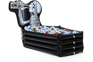 Liliful 44 Halloween Inflatable Coffin Drink Cooler