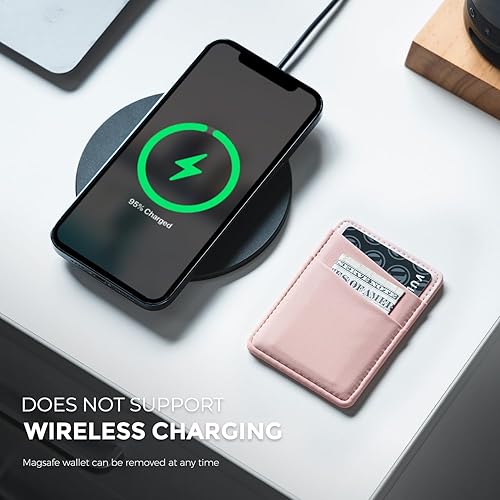 Miniatura 6 de VULKIT Cartera magnética para teléfono MagSafe, bloqueo RFID, cartera con tarjetero para iPhone serie 1615141312 y funda para teléfono con MagSafe