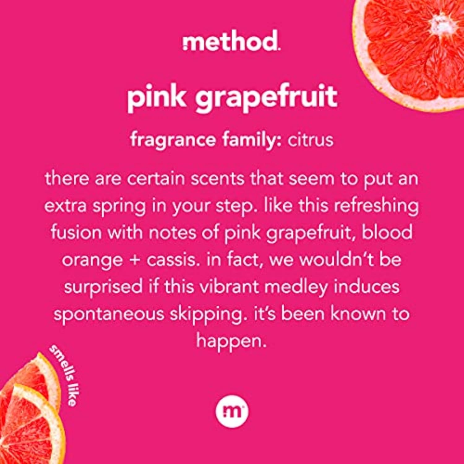 Method Gel Hand Soap, Pink Grapefruit, 12 Fl Oz (Pack of 6)