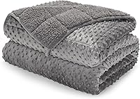 Vista 10 de Minky Dots - Manta de forro polar doble (48 x 72 pulgadas, 15 libras, crema)