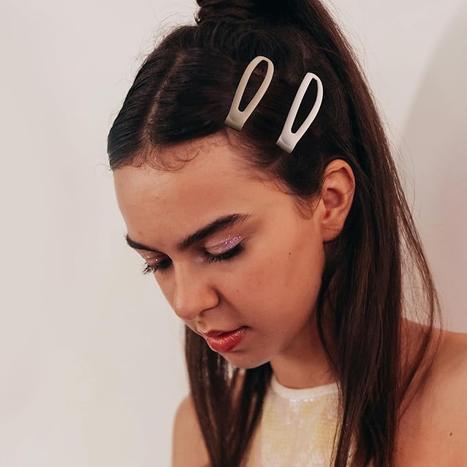 16 piezas pinzas para cabello metálicas no deslizantes miniatura 4
