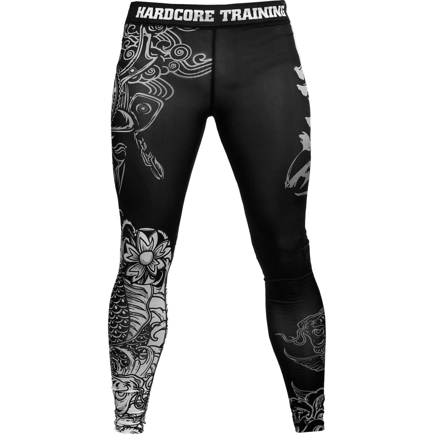 Hardcore Training Compression Pants Men Pantaloni a Compressione Uomo Leggings Yoga Fitness Palestra MMA BJJ Boxe Grappling No Gi | Pantaloni Sportivi, Fitness, BJJ, Kick Boxing, Lunghi, Allenamento, Pugilato, Combattimento, Estivi