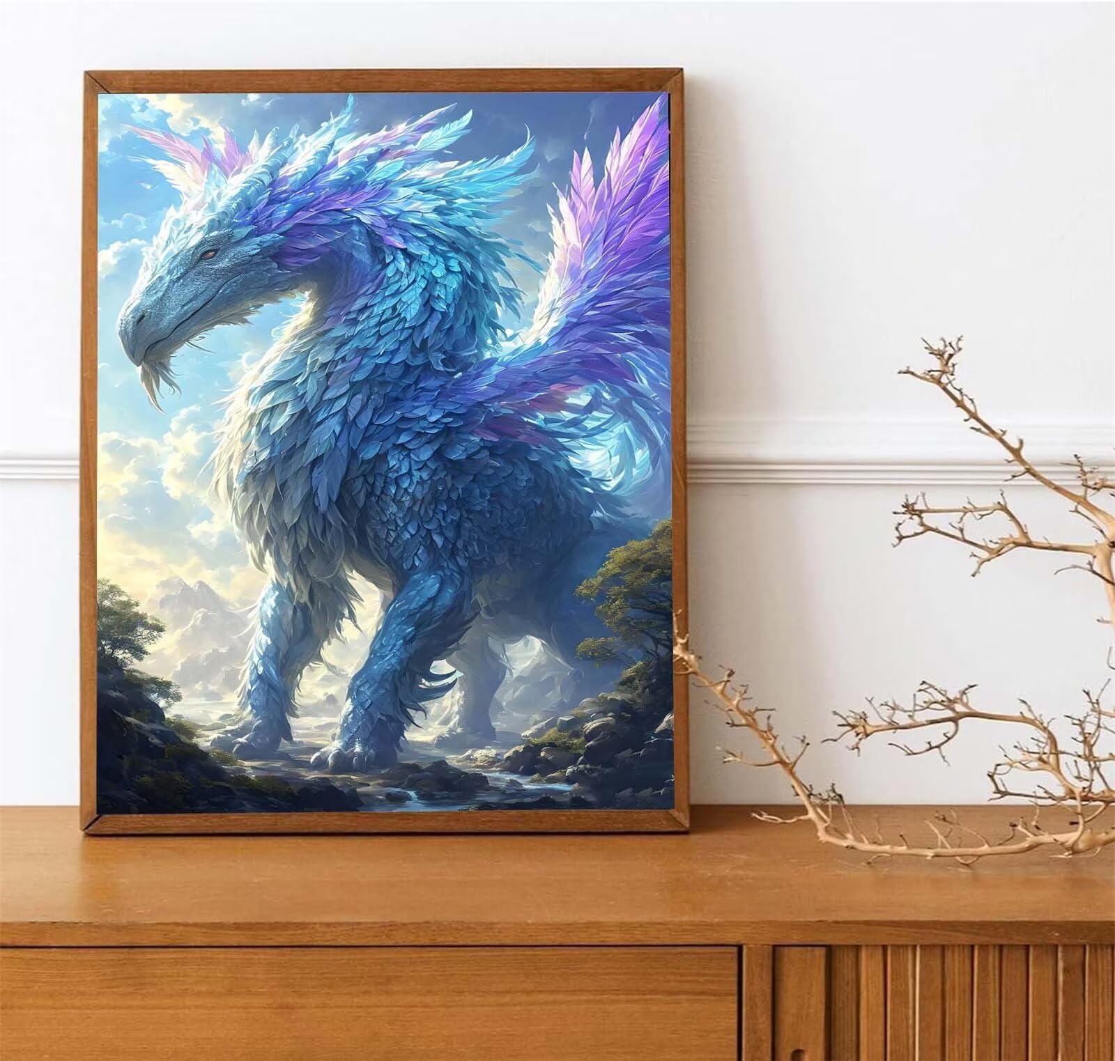 Amazon.co.jp: ファンタジー・ドラゴン ペイントバイナンバー 大人子供