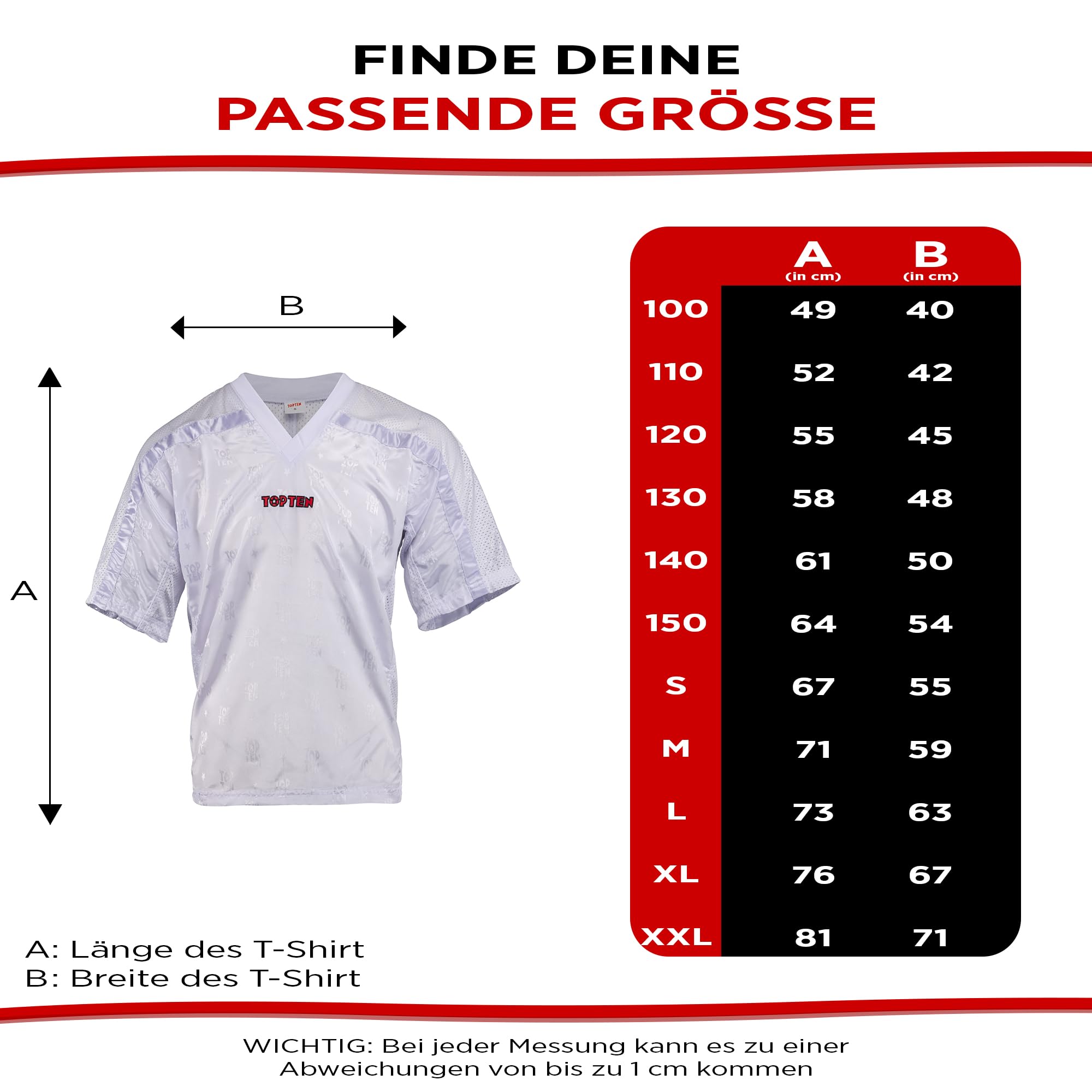 T-Shirt mit V-Ausschnitt zum Kickboxen „Kickboxjacke Mesh“
