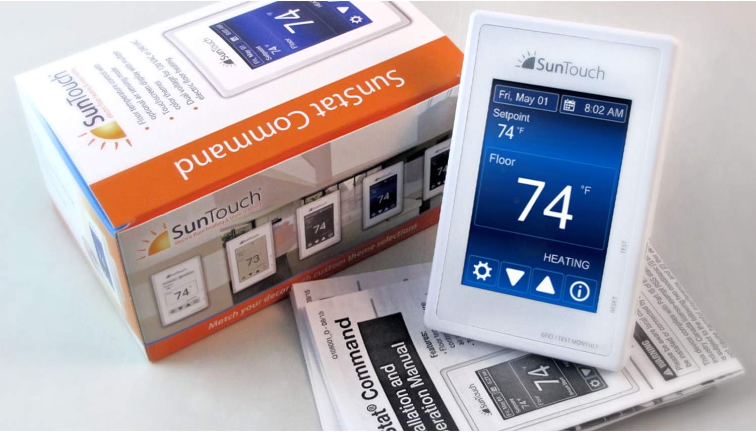 Buy SunTouch Command Touchscreen Programmable Thermostat [universal